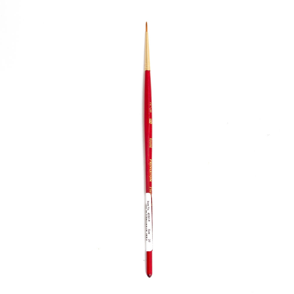 Princeton, Brushes, Art & School, Heritage, Synthetic Sable, Watercolor, 105316, Round, 2/0